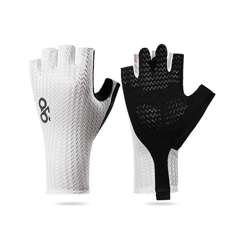 Summer Breathable Half Finger Cycling Gloves Ultralight Road Bike Gloves Anti-Slip Silicone Pad Cooling Sport Gear