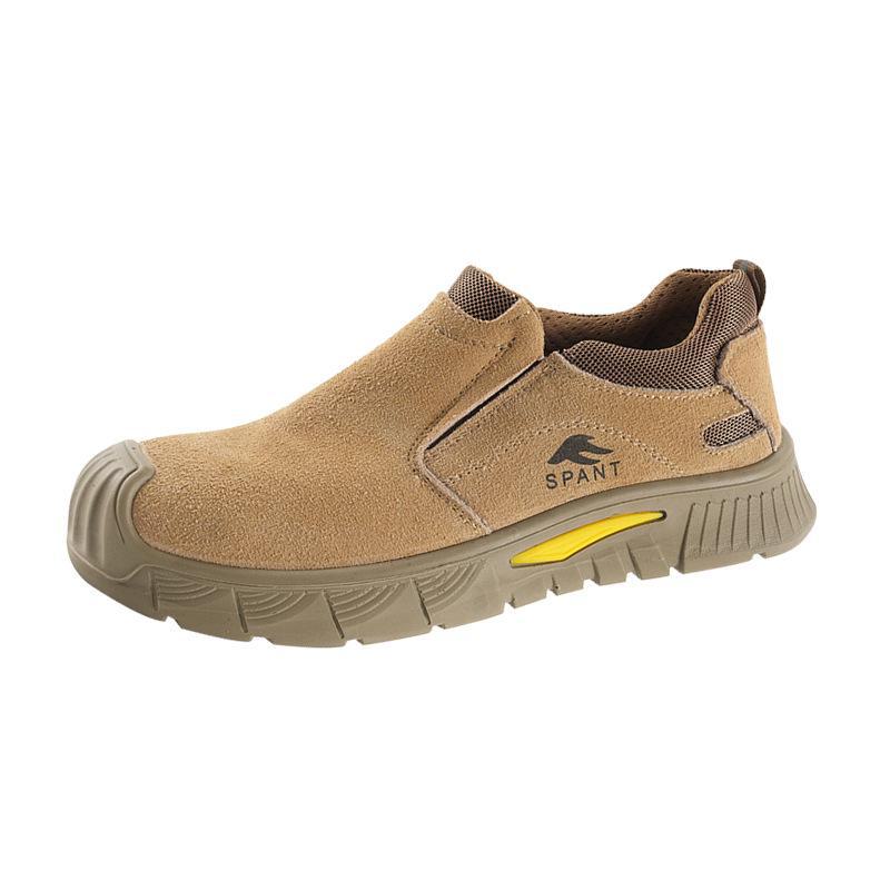 "Anti-Smash Puncture-Resistant Non-Slip Cowhide Safety Shoes for Welders"