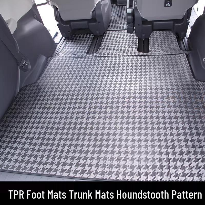 Siene Grevia Anti-Slip Carbon Fiber Car Mats - Wear & Dirt Resistant