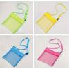 Ultra Light Mesh Beach Bag Adjustable Shoulder Strap Portable Sea Shell Collecting Bag Kids Beach Bag Beach Toy Bag