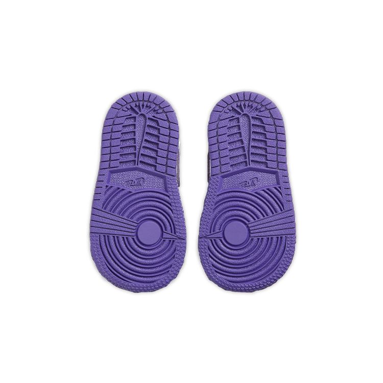 Air Jordan 1 Retro High OG TD Court Purple Dětské tenisky Bílé CU0450-151