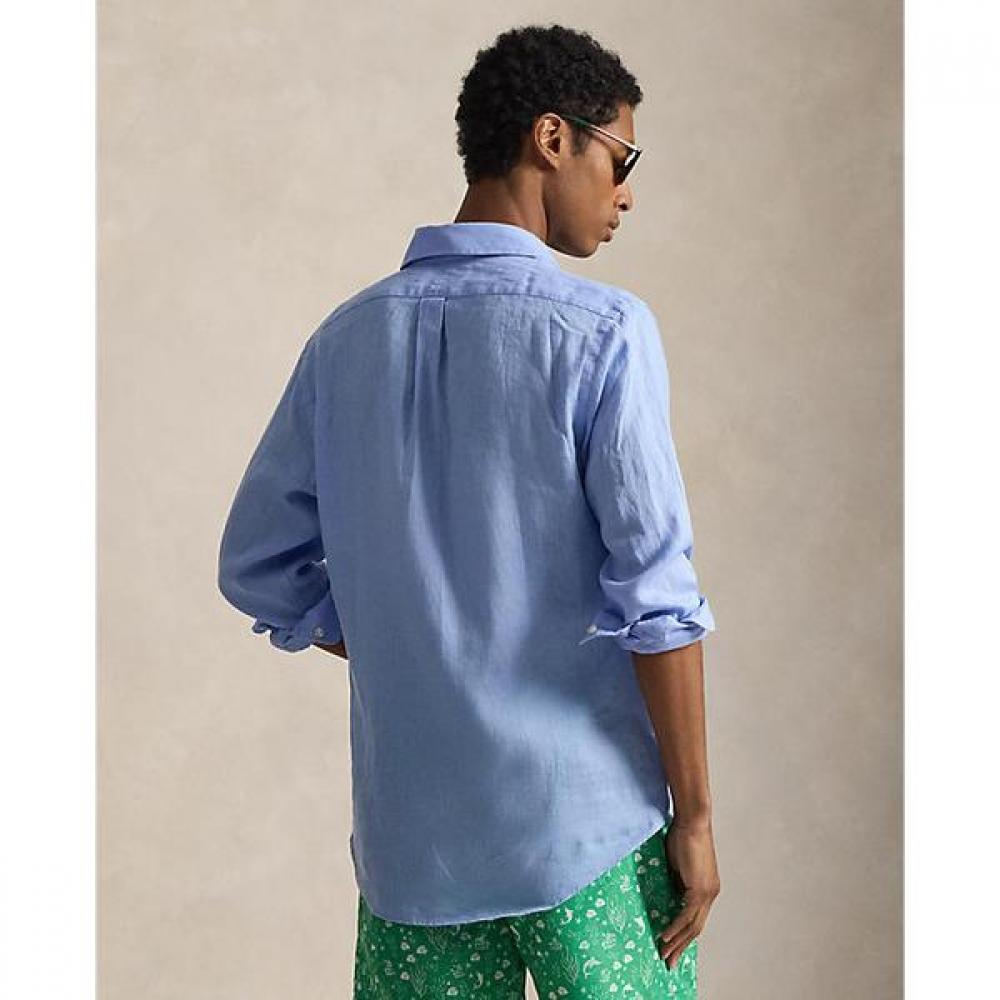 Polo Ralph Lauren Мужская классическая льняная рубашка