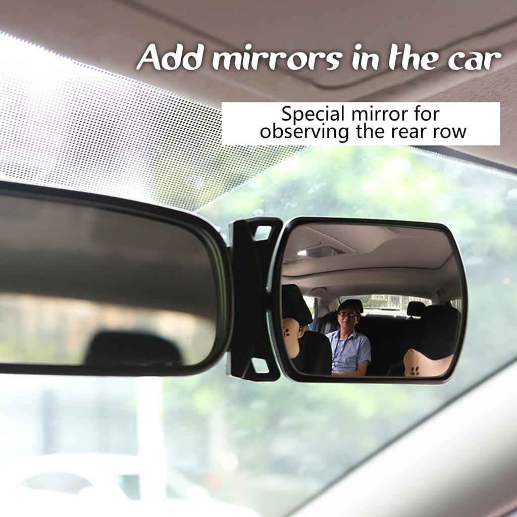 NOPNOG Auto Totwinkelspiegel 2er Set - Einstellbarer Weitwinkel Rückspiegel