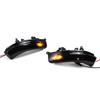 Black Shell Sequential Rearview Mirror Turn Signal Light for Toyota Prius, Reiz, WISH, Crown, Avalon.