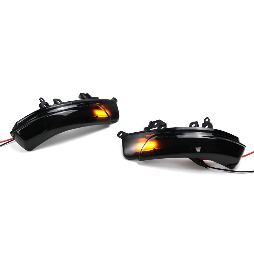Black Shell Sequential Rearview Mirror Turn Signal Light for Toyota Prius, Reiz, WISH, Crown, Avalon.