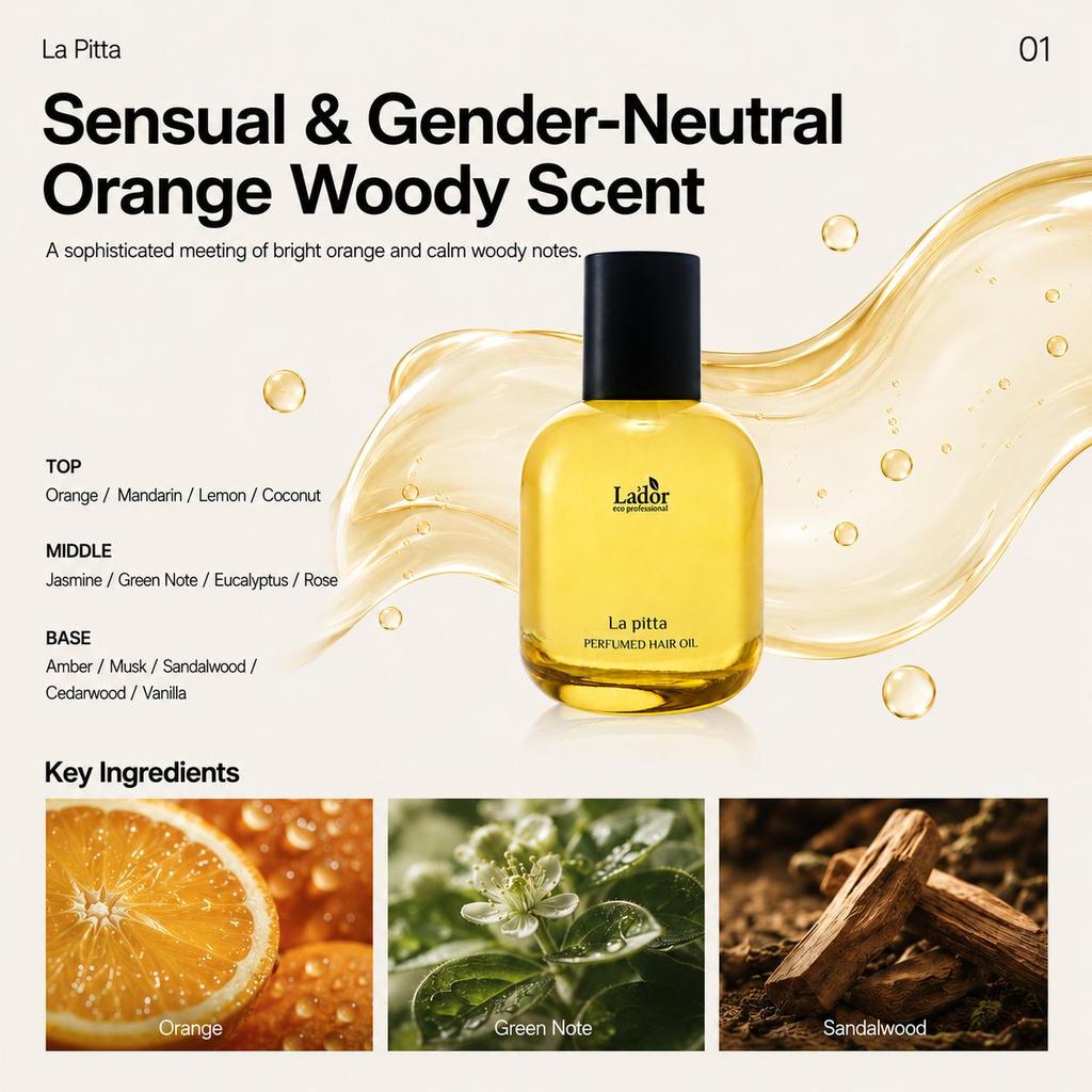 LADOR Perfumed Hair Oil Nourishing Shine Hair Serum 10ml 5 Fragrance Options