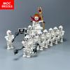 Einzelne MOC Steine DIY Dunkler Bote Magiergruppe Skelett Schädel Bausteine Figur Puppen Spielzeug für Kinder Geschenke