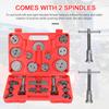 22pcs brake piston return tool kit,   car disc brake cylinder job interview front and rear tooth brake pads replacement tool automobile repair
