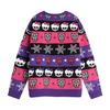 Monster high Damen Weihnachtspullover mit Totenkopf & Schneeflocke
