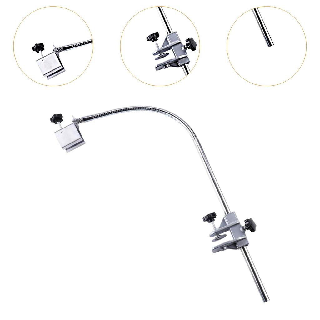 Stainless Steel Dog Cat Hair Dryer Stand with Clamp Adjustable Hose Tube Cat Grooming Support Pet Care Accessories