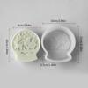 Silicone Christmas Theme Mold for Handmade Candle and Soaps Home Decoration Mould Easy Release Aromatherapy Mould