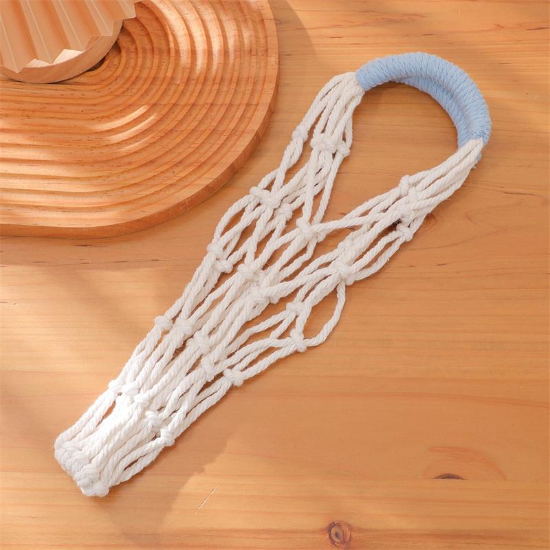 Portable Coffee Cup Bag Hollow Out Bottle Bag Mugs Bag Foldable Water Bottle Bags Beach Woven Net Bags Cup Cover Cup Accessories