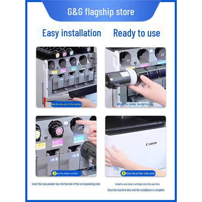 Gezhige Compatible Toner for Canon C3020, NPG67, C3120L, C3222L, 3520, 3720, 3330.