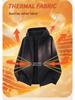 Plus Size Men's Winter Sherpa Fleece Hoodie Cardigan 2025 - Heavyweight Trendy Top