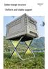Portable Black Stone Folding Outdoor Stool - Ideal for Camping, Beach, Fishing, and Picnics