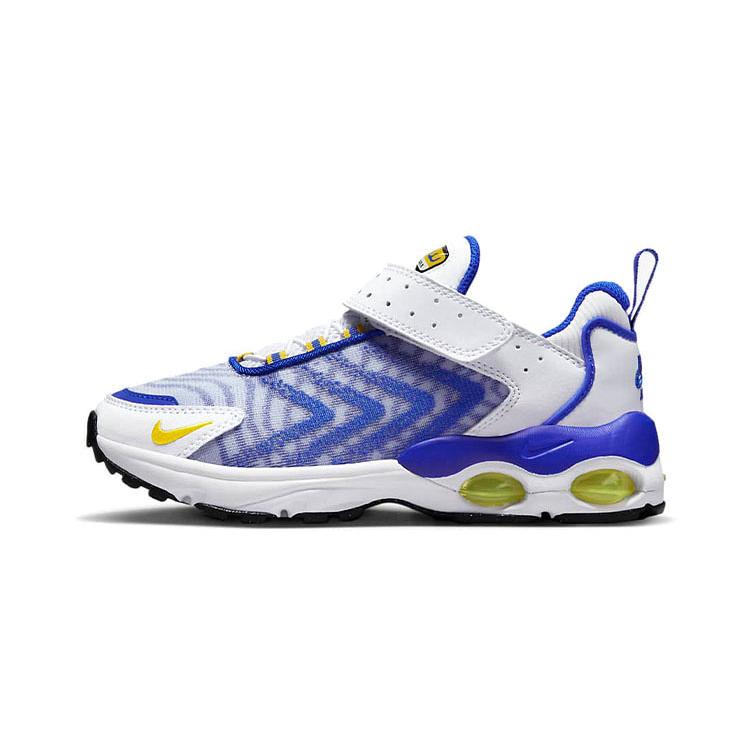New Nike Air Max Tailwind 1 Anti-Slip Wear-Resistant Sports Casual Shoes White Blue Children Aged 3-7 Years Old DQ0297-100
