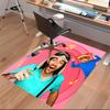 1pc Danny Go Print Area Rug - Soft, Washable Non-Slip Indoor Mat for Office Chairs, Living Room, Home Office Decorative Rug