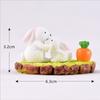 3pcs Resin Moss Micro-landscape Resin Decoration Animal Piglet Rabbit Swan Scenery Animal Accessories