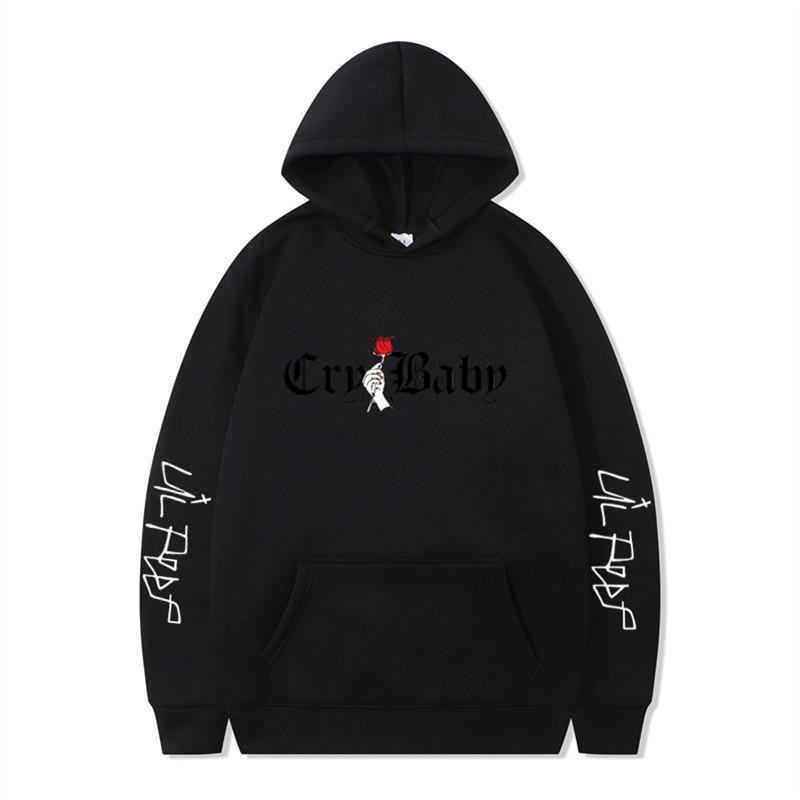 New product, American rap singer lil peep shirt men's and women's fleece hooded sweater