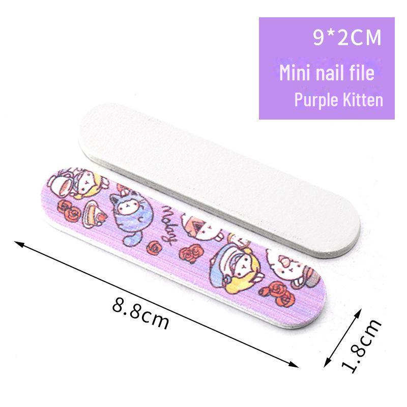 Double-Sided Small Nail Files for Shaping and Polishing