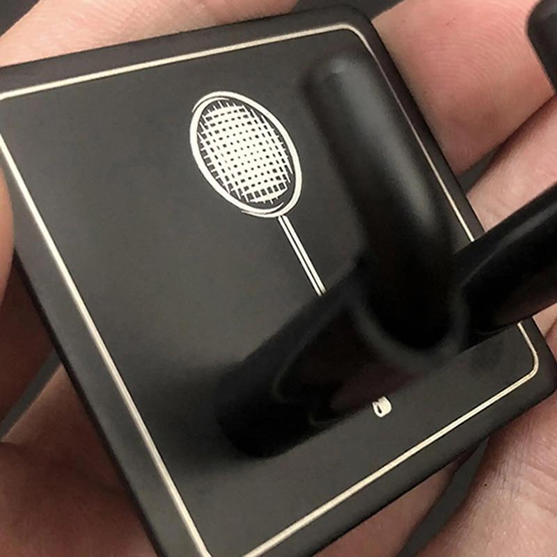 Wall Mounted Racket Holder Tennis Racket Holder Badminton Racket Holder Stainless Steel Wall Hook Storage