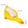 Soap Tray Self-draining Soap Rack Cute Duck-shaped Creative Rack for Shower Bathroom Kitchen Tub Sink Tray Bracket Bathroom