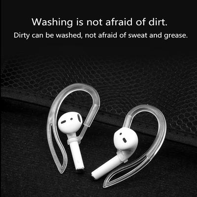 1 paire d'écouteurs sans fil Bluetooth, crochets d'oreille, support petit et léger, crochet antidérapant antichute, accessoires pour écouteurs Air Pods