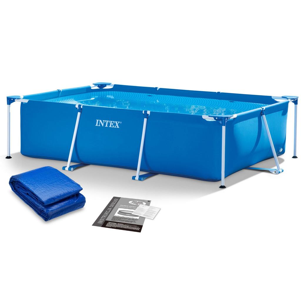 Piscina da Giardino con Struttura 300 X 200 X 75 Cm 2 in 1 Intex 28272