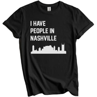 Ich habe Leute in Nashville Tennessee Skyline T-Shirt