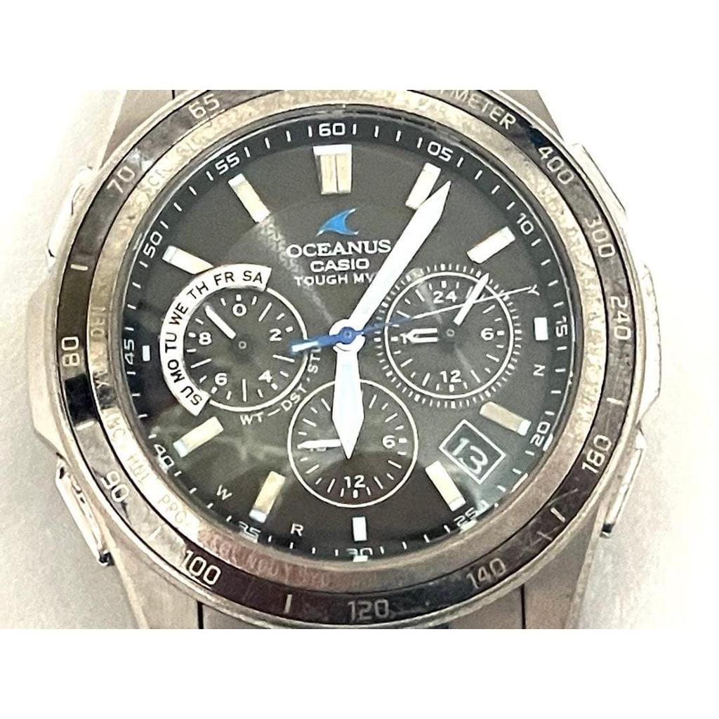Used Operating Casio Oceanus Manta OCW-S1200 Radio-controlled Solar Watch