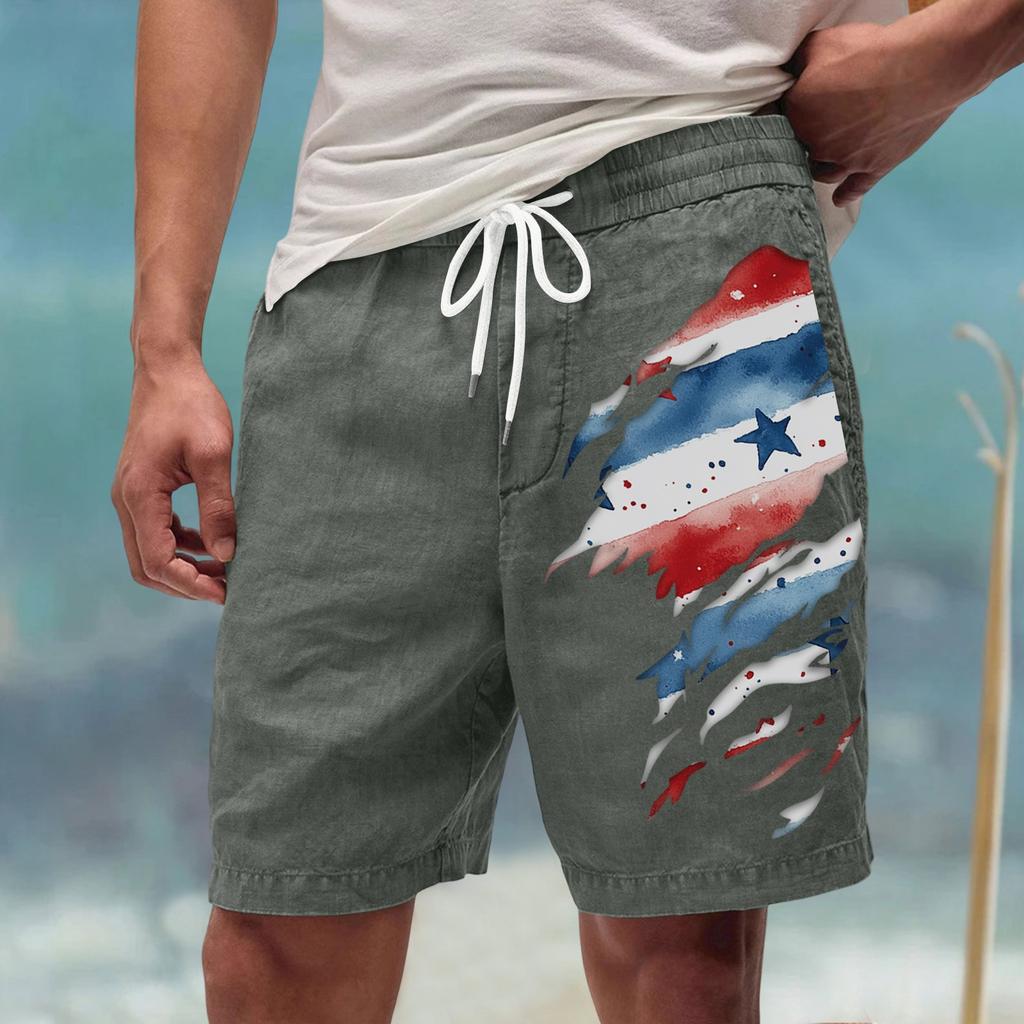 Men's Summer Large Casual Loose Sports Pants Beach Shorts