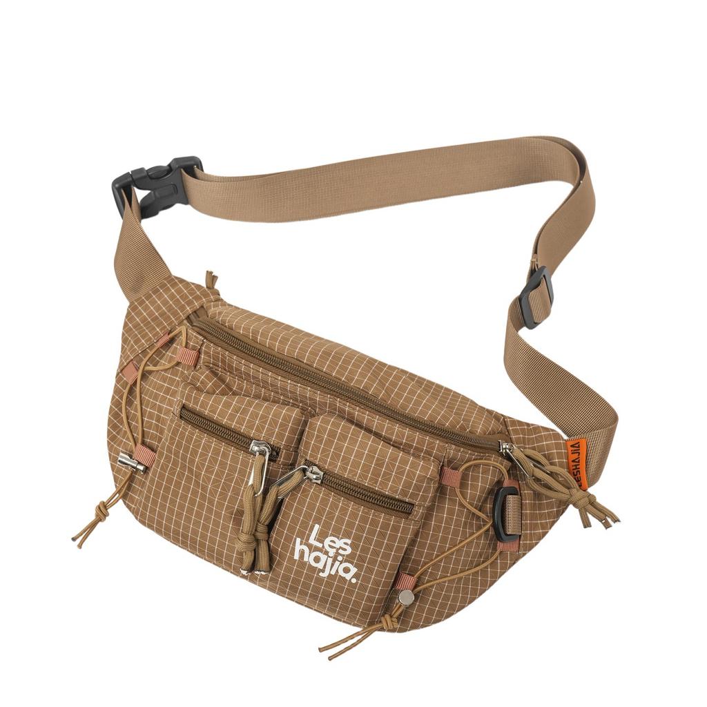 Trendige Marken-Brusttasche, lässige Herren-Umhängetasche, Sport-Handy-Bauchtasche, einfache und leichte kleine Pendler-Rucksacktasche für Damen, Trend