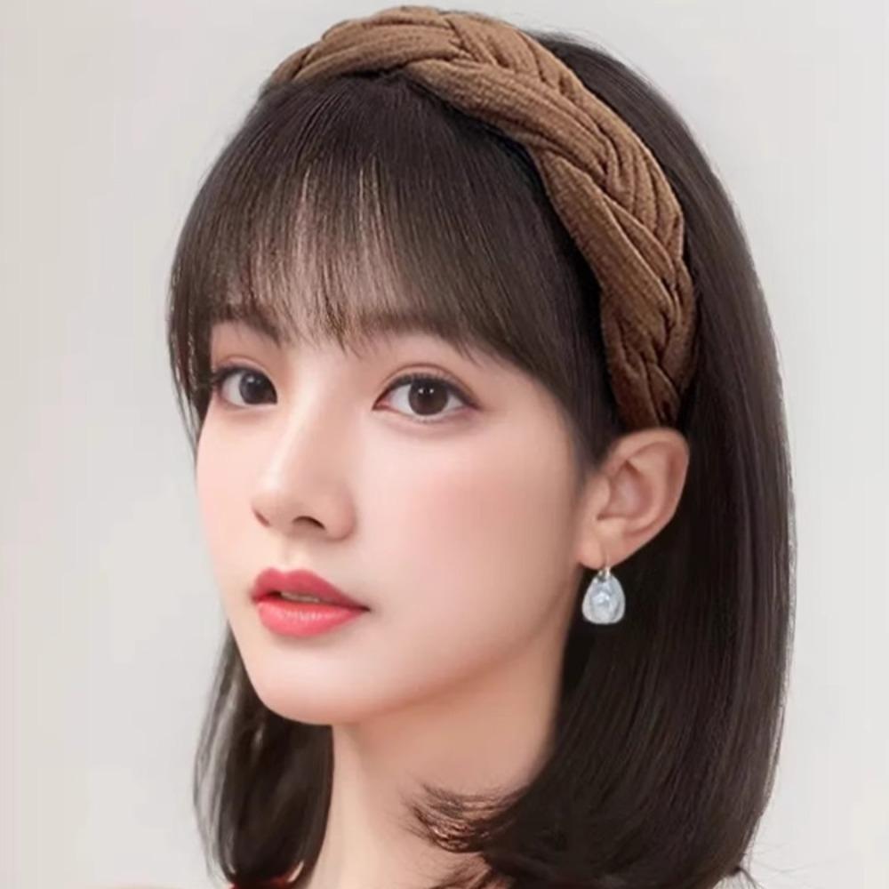 Półgłowa z klipsem Peruka Styl Koreański Damska Opaska do Włosów Akcesoria do Włosów Syntetyczna Opaska Peruki
