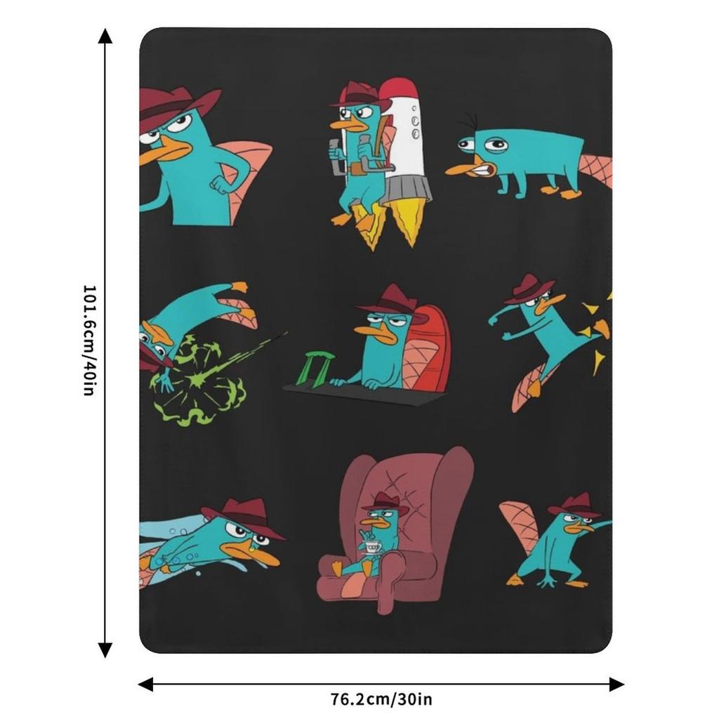 You Can Call Him Agent P Throw Blanket No Pilling Soft Warm Blanket for Bed