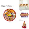 Naruto Ninja Birthday Party Decor Supplies Featuring Colorful Balloons And Plates