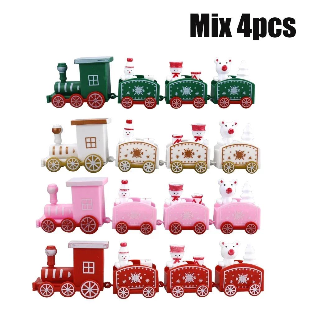 Train Christmas Ornament Merry Christmas Decoration Train Toy for Home Santa Claus Gift Xmas New Year Decoration 2025 Xmas Gifts