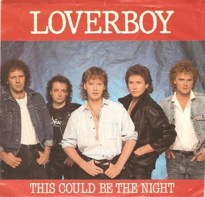 7inch Record LOVERBOY  This Could Be The Night 3805765 Columbia 1985 Canada Rock Used