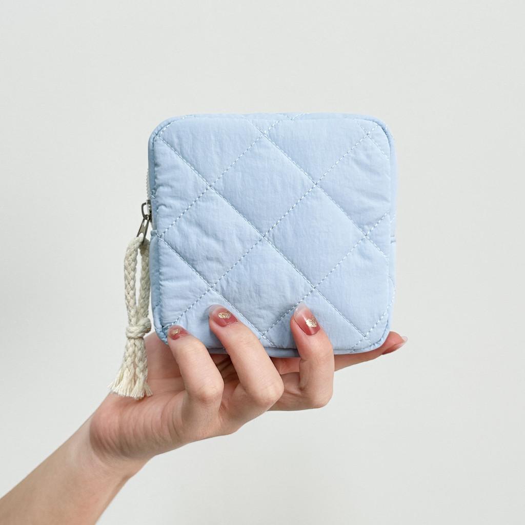 Travel Cosmetic Storage Bag With Butterfly Knot Pattern For Women And Teens