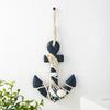 Creative Mediterranean Style Wooden Boat Anchor Hook Bedroom Study Living Room Entrance Hall Door Clothes Hook Wall Decoration