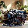 Custom Name Personalized Batman Print Blanket, Home Decor, Bedroom, Sofa, Camping, Couch, Gifts for Birthday Christmas