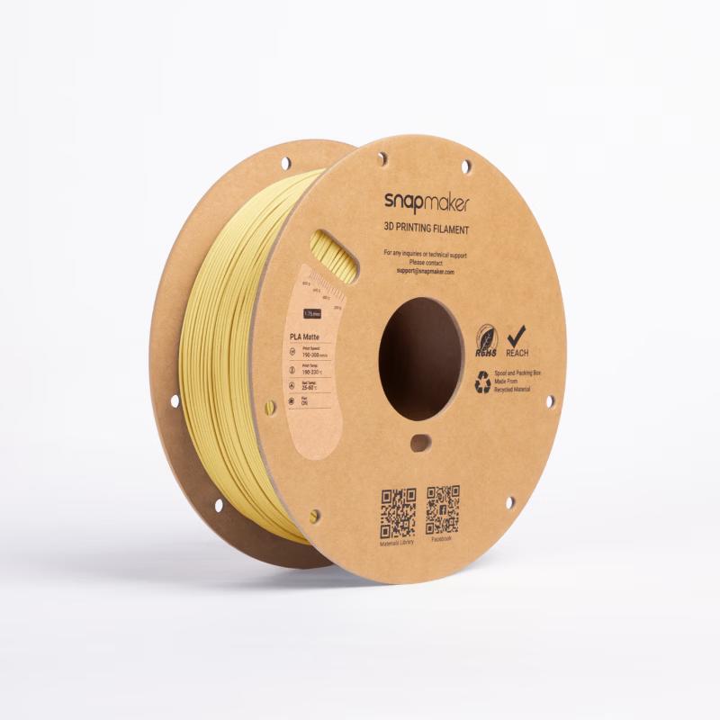

Kwaizo RFID PLA 3D Printer Filament - Matte Cream Yellow