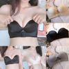 Unsichtbare Unterwäsche, BH mit Vorderverschluss, ultraweiches, trägerloses, nahtloses Bralette für alle Anlässe