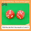 Shut The Box Board Game with 12 Dice Educational Dice Strategy Game 2-6 Players Kids Adults Family Night Party Interactive Wooden Close The Box Toy