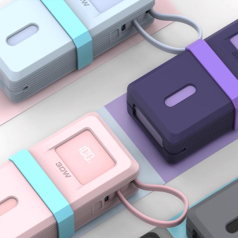 Shockproof Chargers Case Housing Universal Fit For Power Backup Nonslip Silicone Cover Easy Snap Installation Material