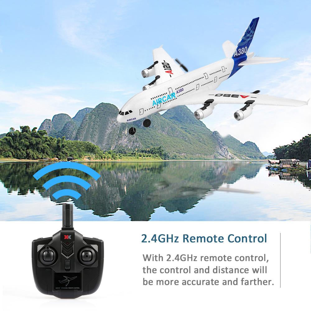 XK A120 Aircar 80 Model Plane 3CH EPP 2.4G Remote Control Airplane Fixed-wing RTF