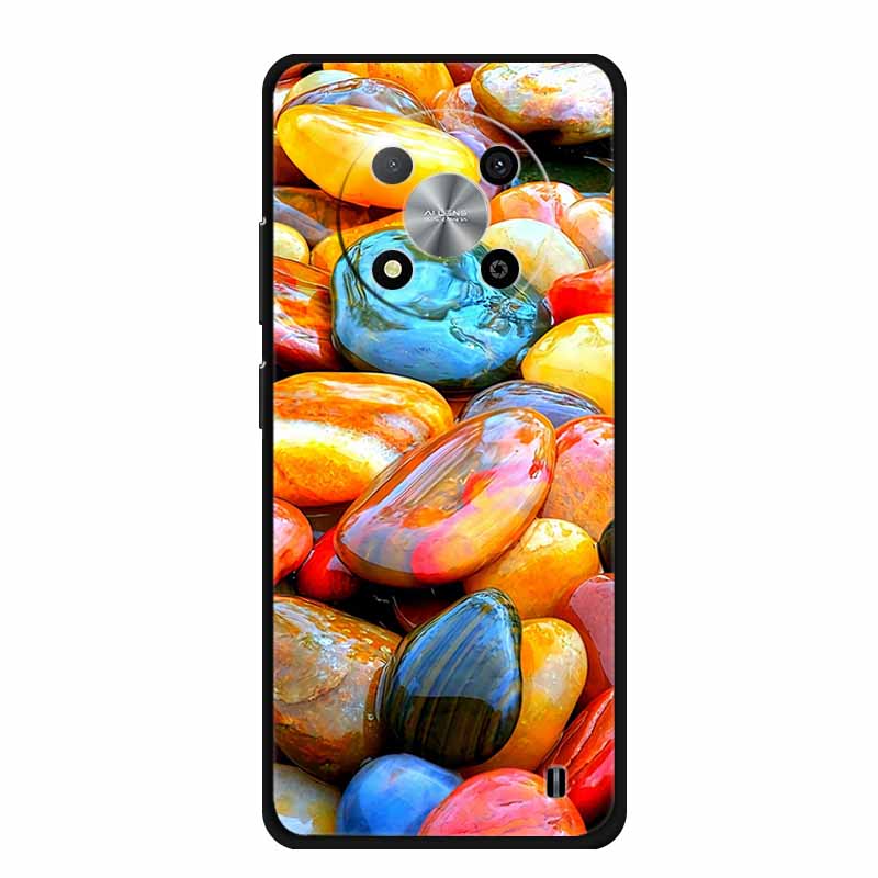 Capa Para ZTE Blade A73 5G Animais Silicone Macio TPU Capa de Telefone Para ZTE Blade A73 5G 7160N Capas Lobo Fruta Estampada Fofa Coque