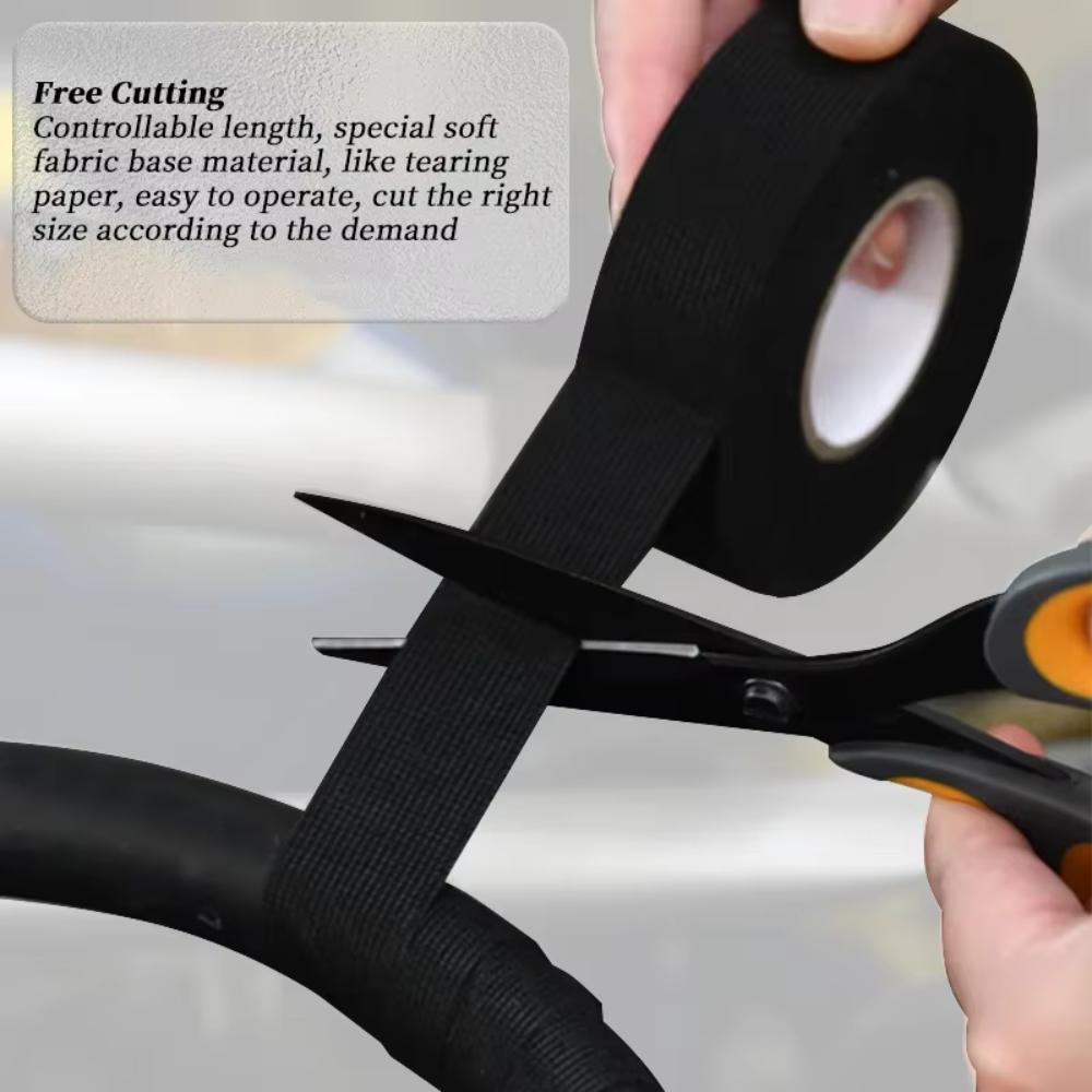 

10M Automotive Wiring Electrical Insulating Tape Multipurpose Waterproof Tape Cable Harness Home 9mm