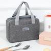 Insulated Meal Pouch Double Layer Food Thermal Cooler Thermal Lunch Bag  for Women Men