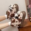 Warm Fleece Milk Fufu~ Korean Cute Head Puppy Snow Boots Winter Fleece Thickened Warm Short Cotton Boots