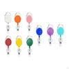 Fashion Keychain Retractor Men Business Durable Chain Holder Ring Fob
